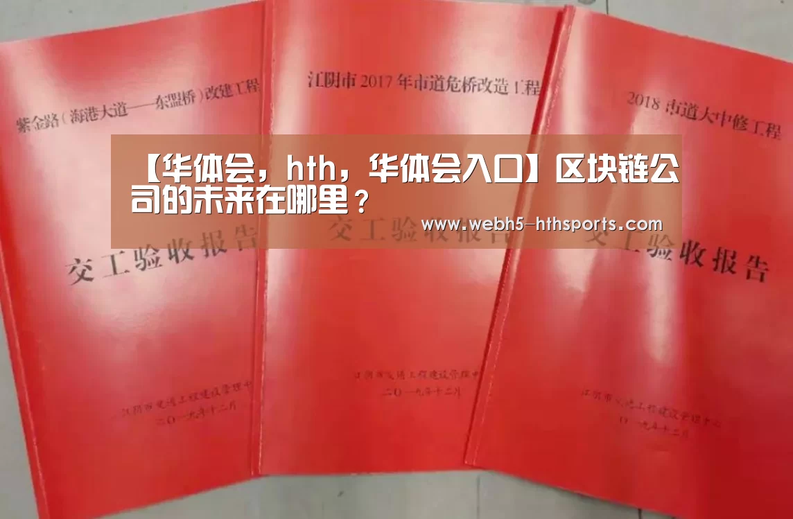 【华体会,hth,华体会入口】区块链公司的未来在哪里?(图1) 华体会,hth,华体会入口